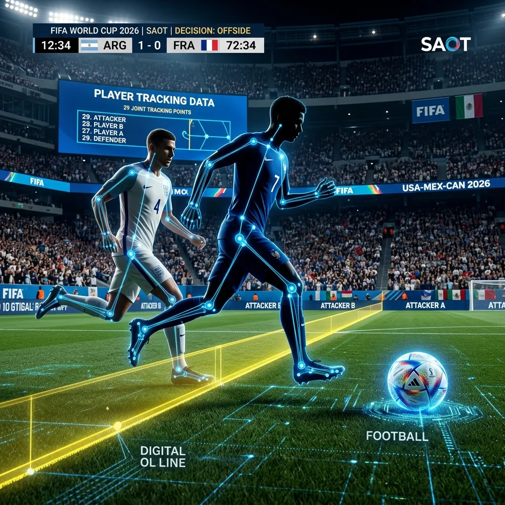 FIFA confirma tecnología anti-offside para el Mundial