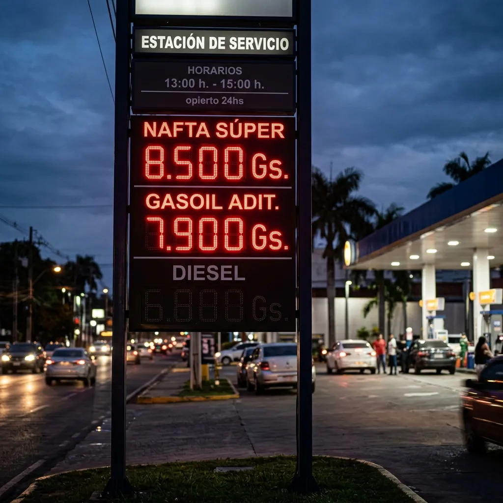 Petropar: posible baja de combustibles en las próximas semanas por caída internacional del petróleo